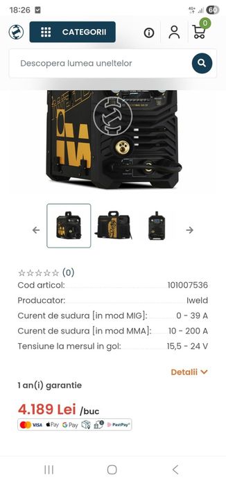 Vând aparat de sudură