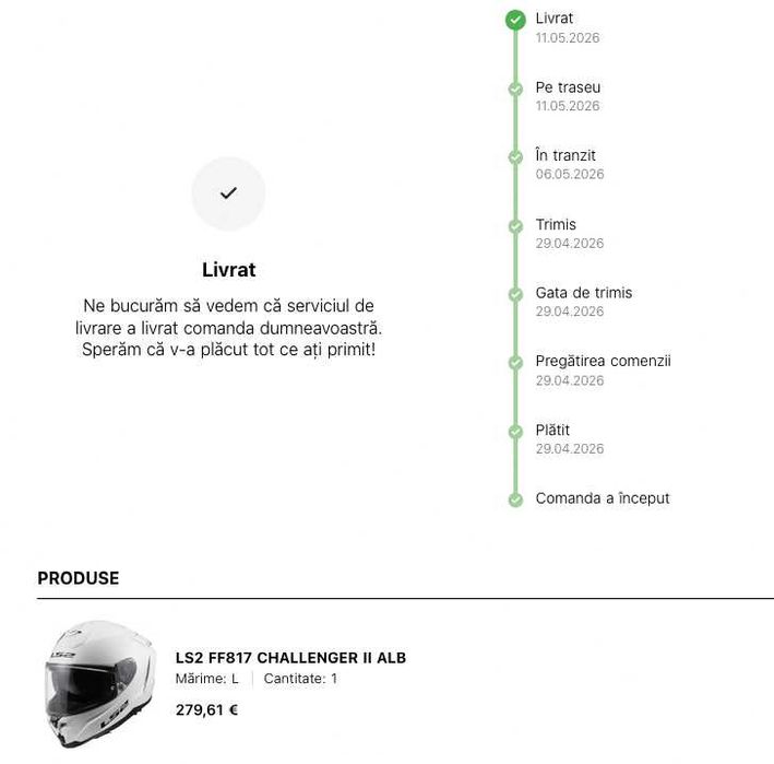 Casca moto LS2 Challenger 2 Alb NOUA!