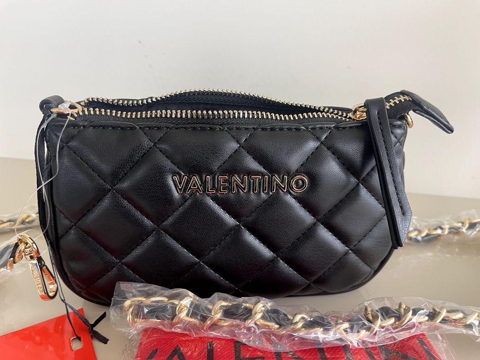 Valentino By Mario Valentino Special Ocarina mини чанта -черна