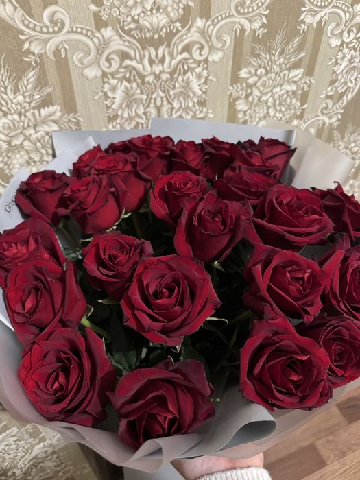 Букет красный роза