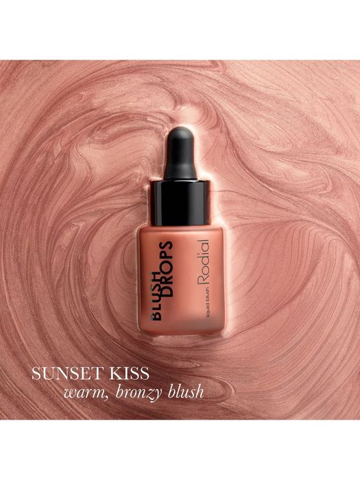 Rodial – Blush Drops, Sunset Kiss- Течен руж с наситен, но естествен бронзов цвят