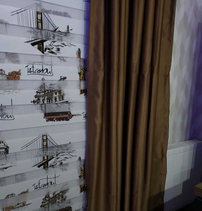 Завеси Блекаут Тъмно кафяво