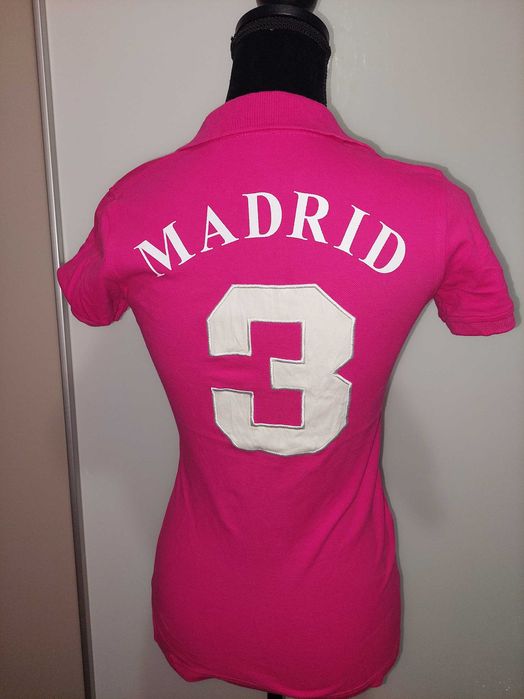 Tricou nou ciclam/fuxia Madrid stil polo