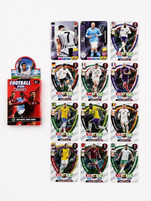 Коллекционные Футбольные Карточки WORLD FOOTBALL STARS. 30 +1 шт.