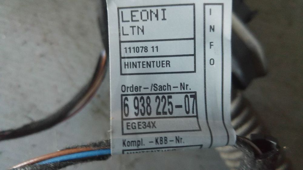 instalatie electrica usa stanga spate bmw e90 6938210-07