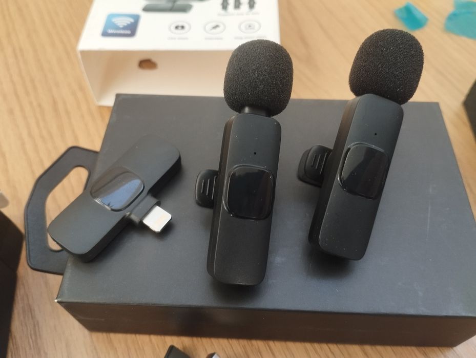 2 безжични микрофона за Iphone