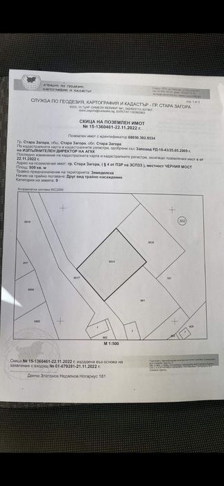 Продава се Парцел в Стара Загора, Опълченски - 500 кв.м за 50 €/кв.м - Снимка #3