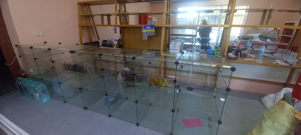 Прилавки из стекла