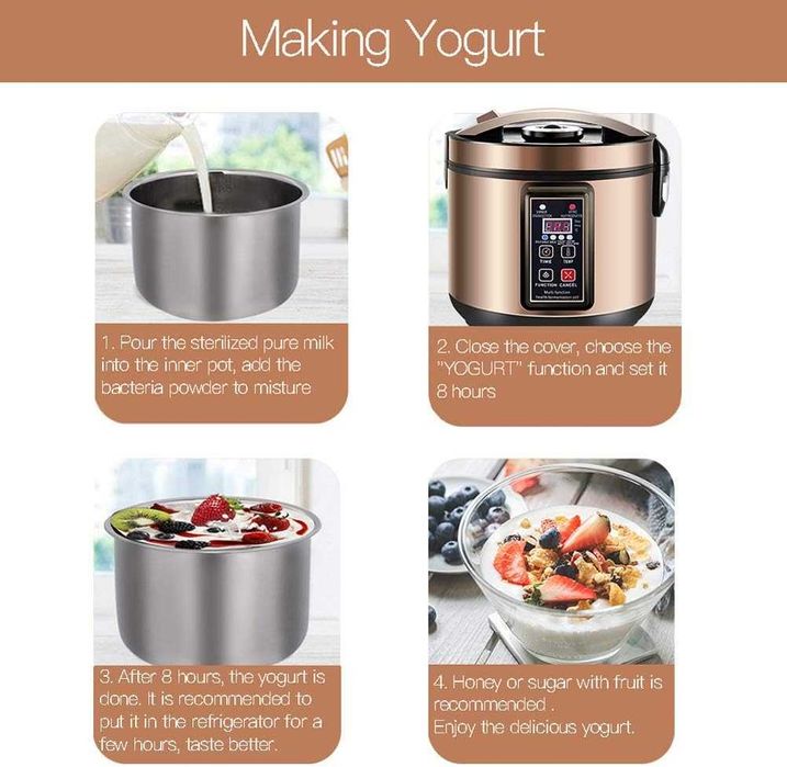 Уред за кисело мляко,черен чесън и др. MLGB 6L Yoghurt Machine