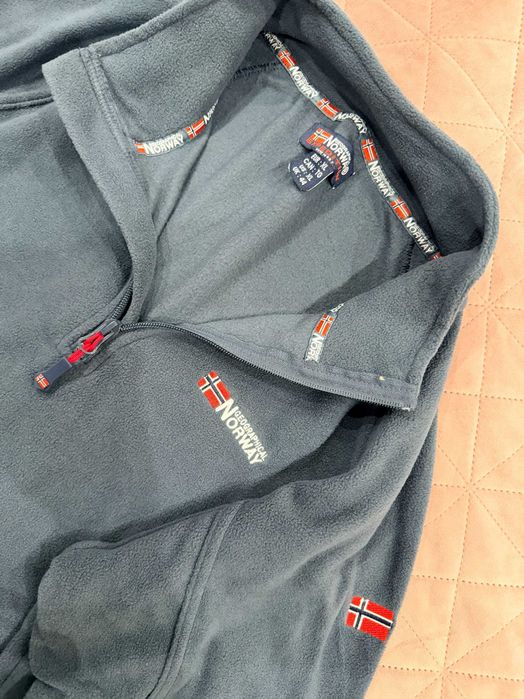 Поларена блуза Geographical Norway, мъжка, сива, XL