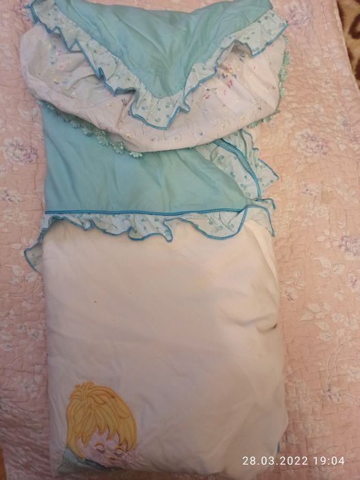 Конверт- одеяло для новорожденных.