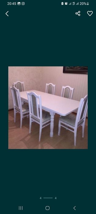 Стол со стульями