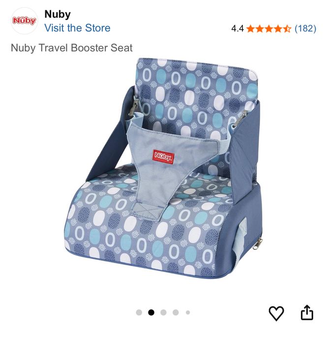 Scaun masa portabil bebe 6-36 luni Nuby