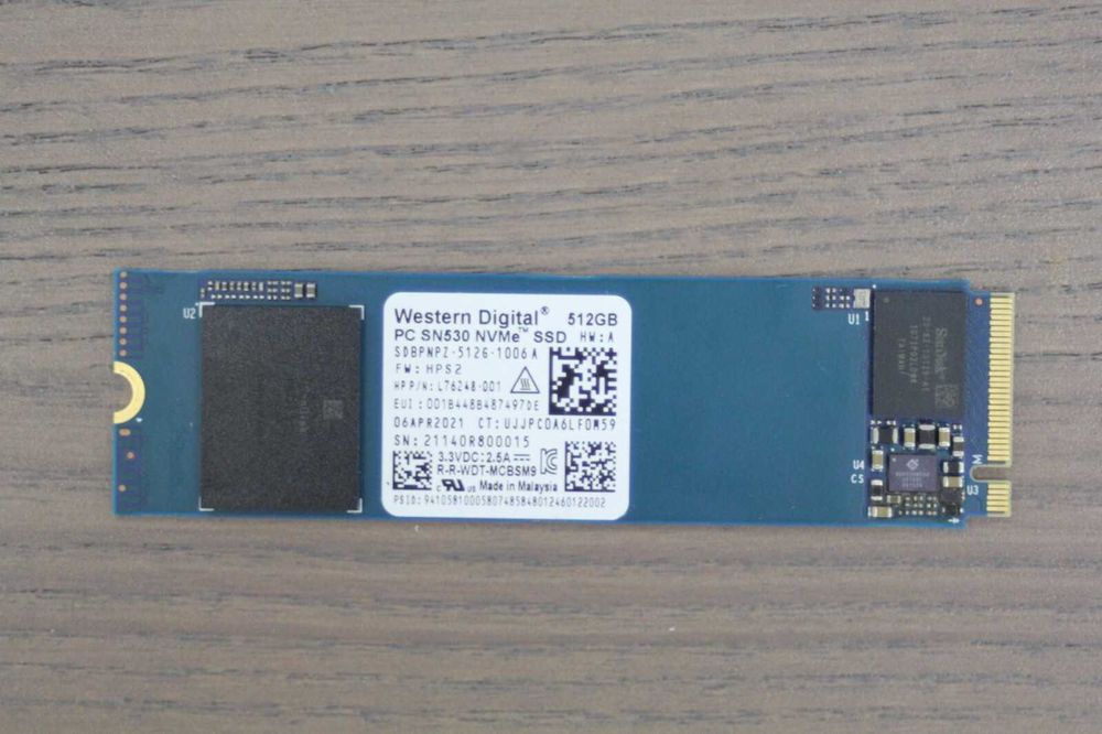 SSD Western Digital 512GB PC SN530 NVMe