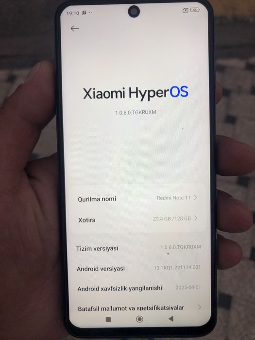 redmi note 11. 128 gb