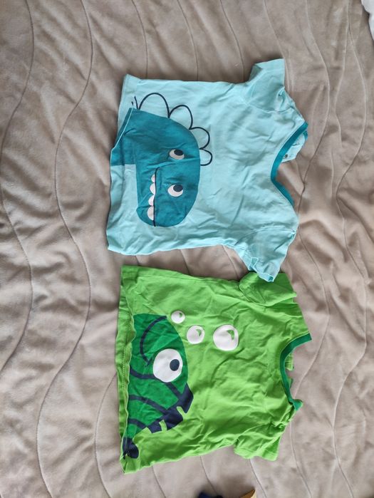 10бр. Тениски и бодита за бебе 6-9м (74см)