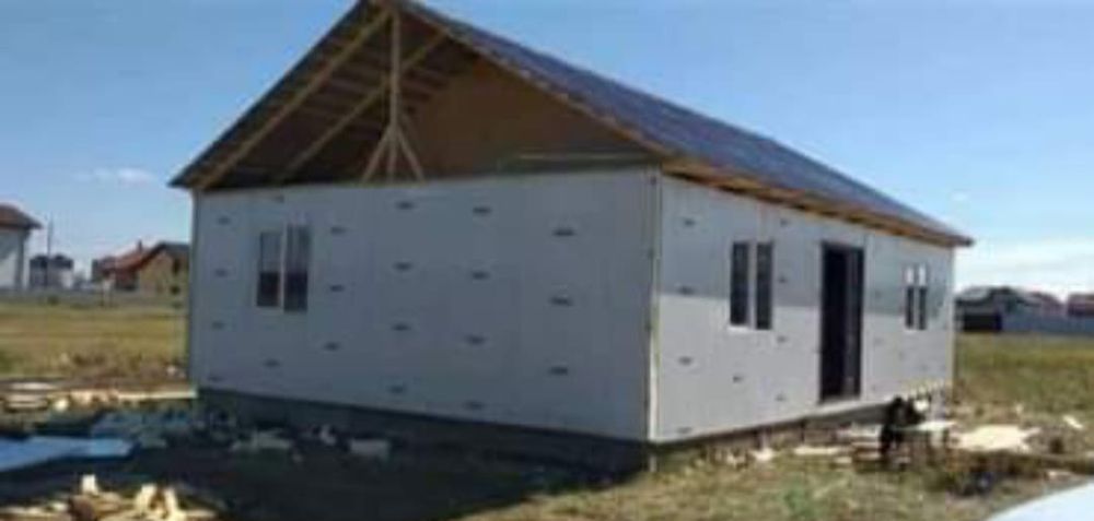 casele modulare sunt călduroase pe timpul te iarna