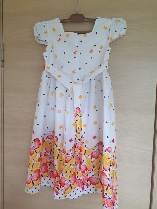 Официална лятна рокла 6-7 години