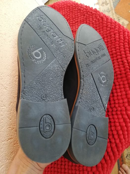 Pantofi piele întoarsă Bugatti nr 43