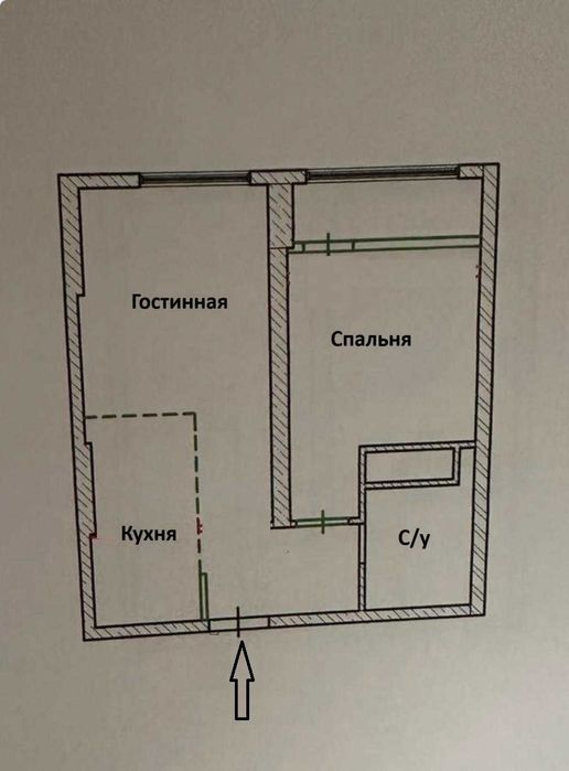Евродвухкомнатная упакованная