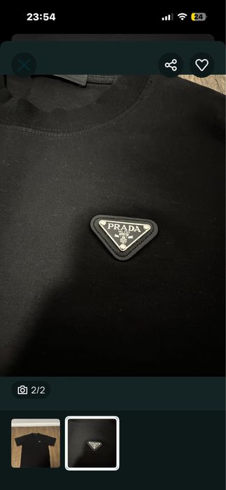 Tricou Prada negru
