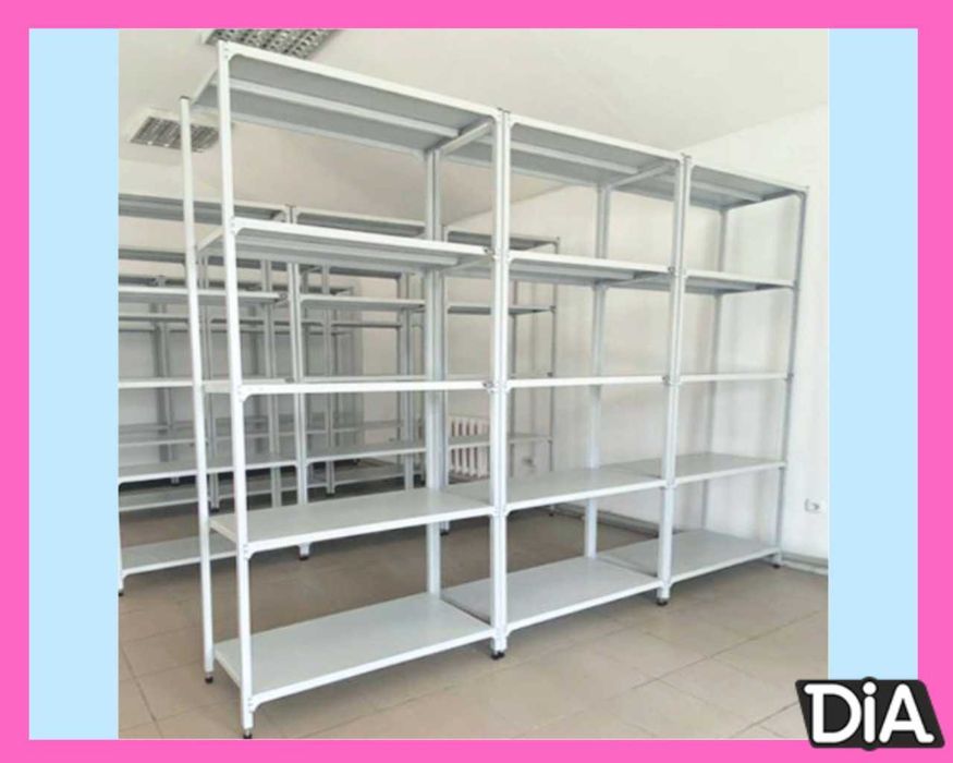 Arxiv stellaj, rafli metall tokchalar, ombor tokcha, архивный стеллаж