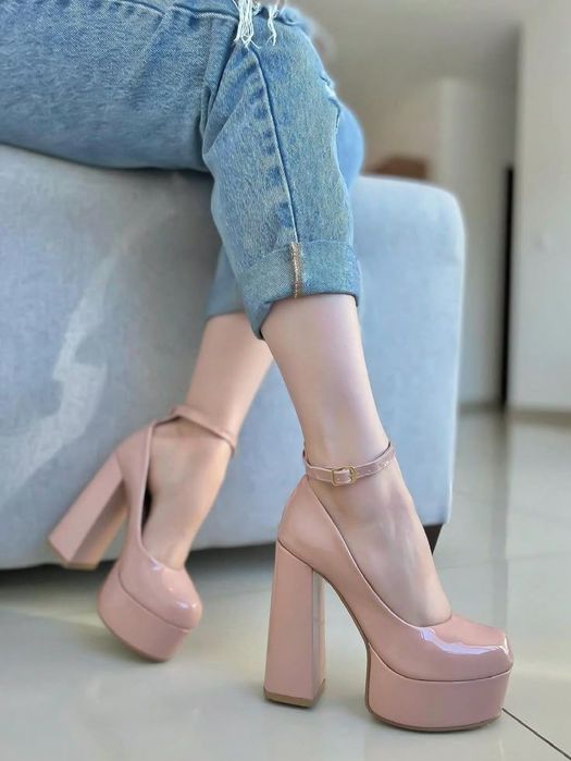 Каблук бежевый 12 см