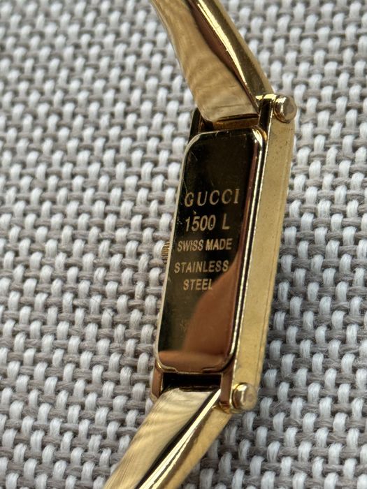Ceas vintage Gucci Gold Tone Watch | Model 1500L