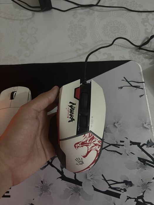 Мышка Bloody W95 Max Naraka белый