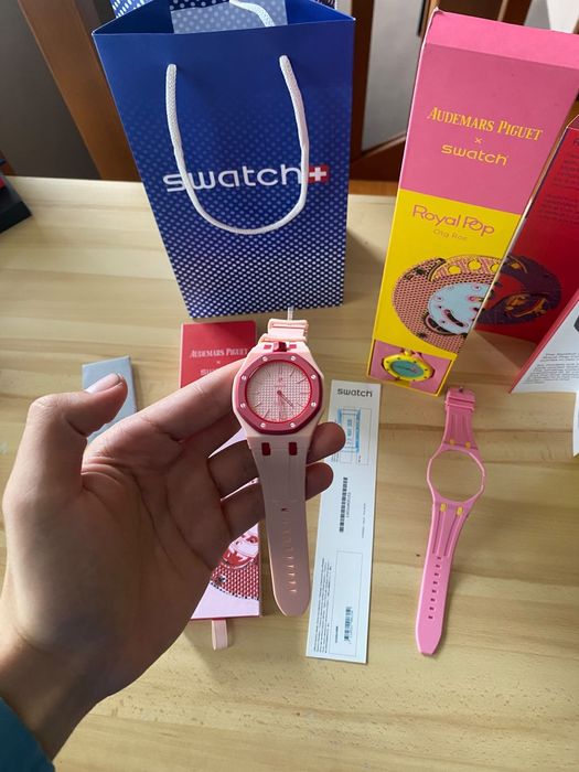 Ap X swatch royal pop Otto rosso/otg Roz la alegere!!!
