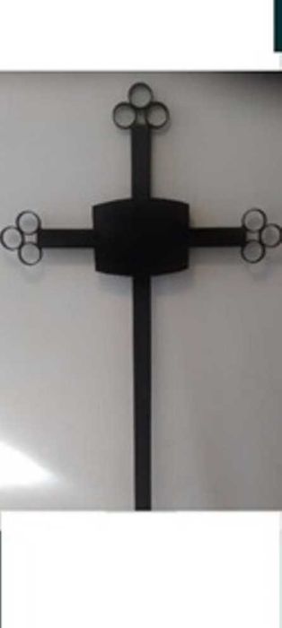 Cruce Metal Fier pentru Mormânt TRANSPORT GRATUIT