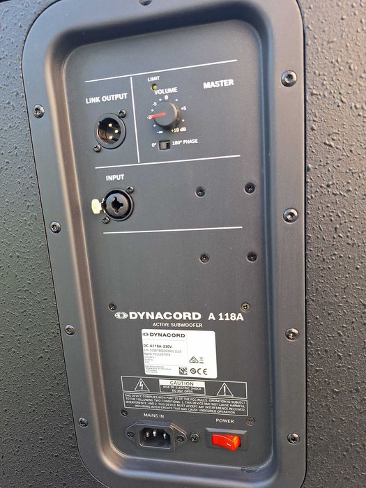 Subwoofer DYNACORD A 118 A