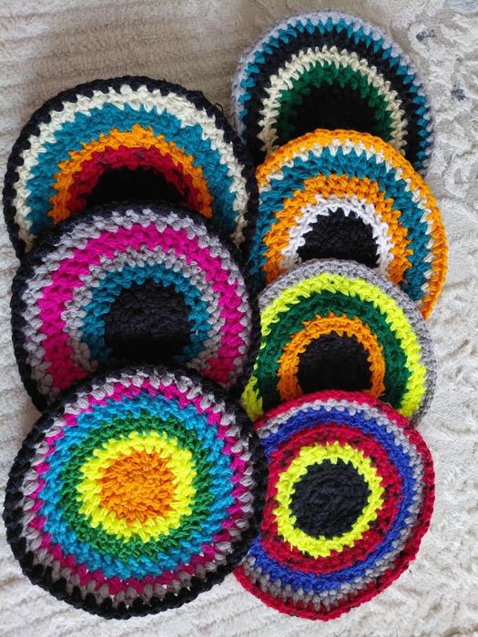 Вязаные подставки под чайник