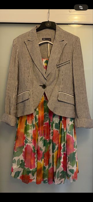 BSB Sacou dama vara in, alb marin M