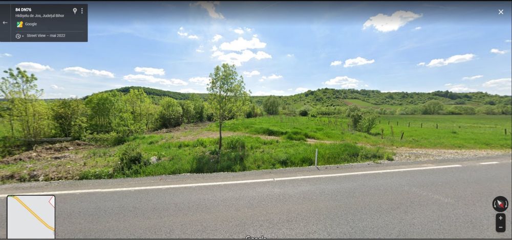 Teren intravilan de vanzare Hidiselu de Sus 1000 metri