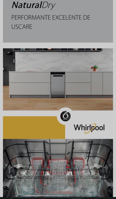 NE MUTAM! Vand masina de spalat vase Whirlpool 45cm (in garantie)  - arata si functioneaza ireprosabil! ( Noua a fost 2100 Lei)