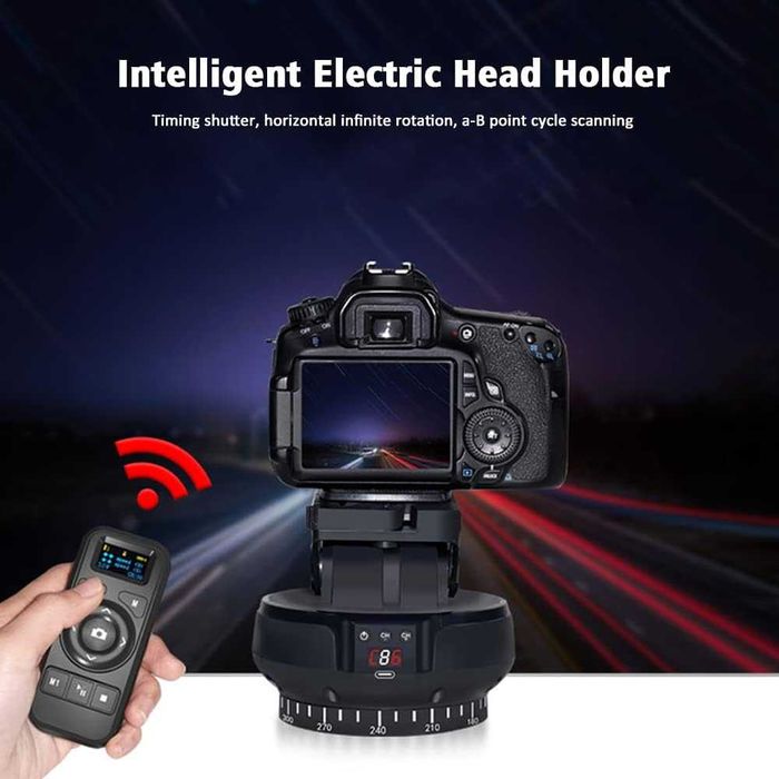 Въртяща се глава за фотоапарати/смартфони  с дистанционно  Mcoplus