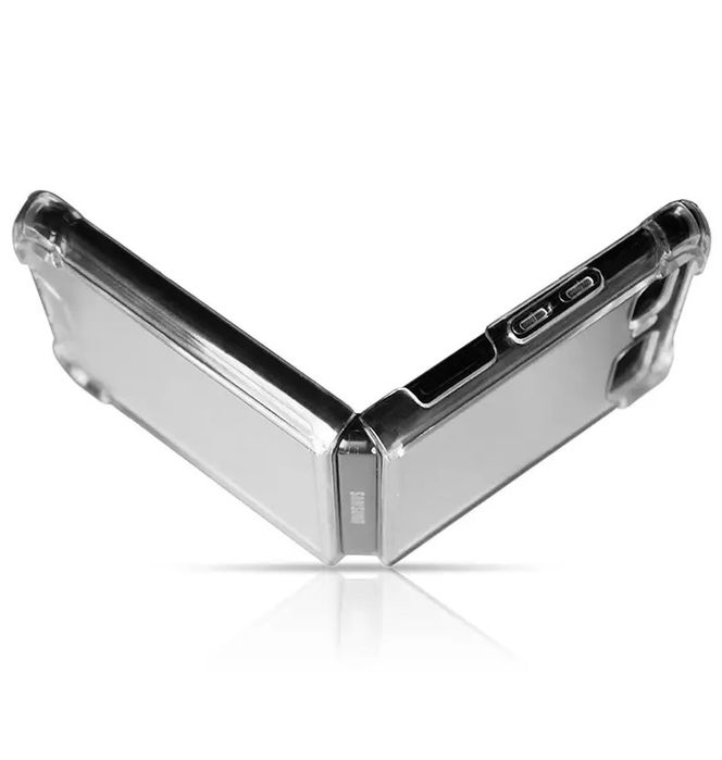 Husa Anti Soc Margine Silicon Spate Plastic Samsung Z FLIP 2 3 4 5 6