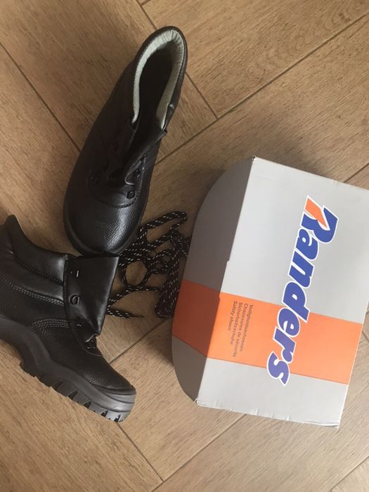 НОВИ кожени мъжки Сейфти обувки