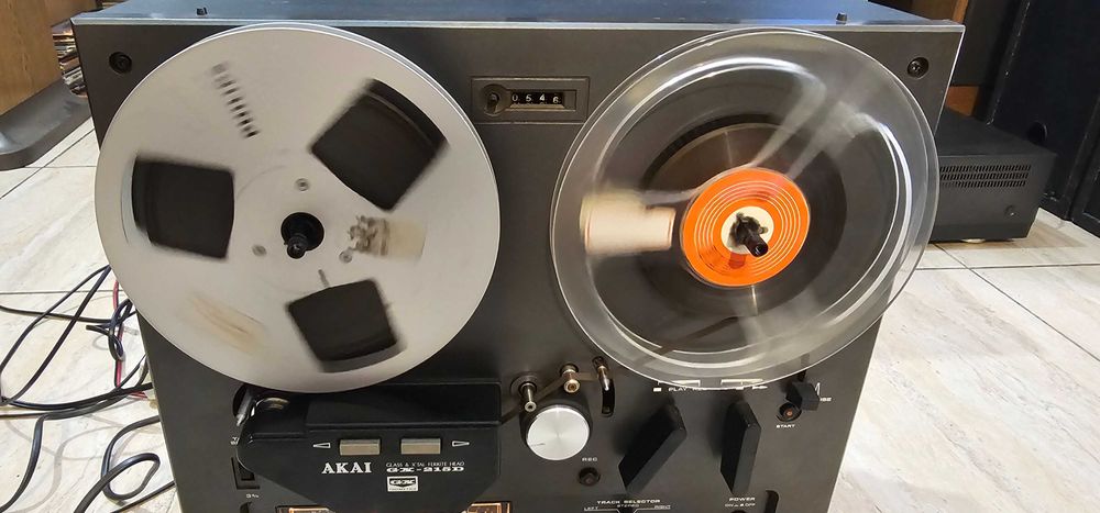 Magnetofon Akai GX-215 Autorevers 3 capete 3 motoare servisat test vid
