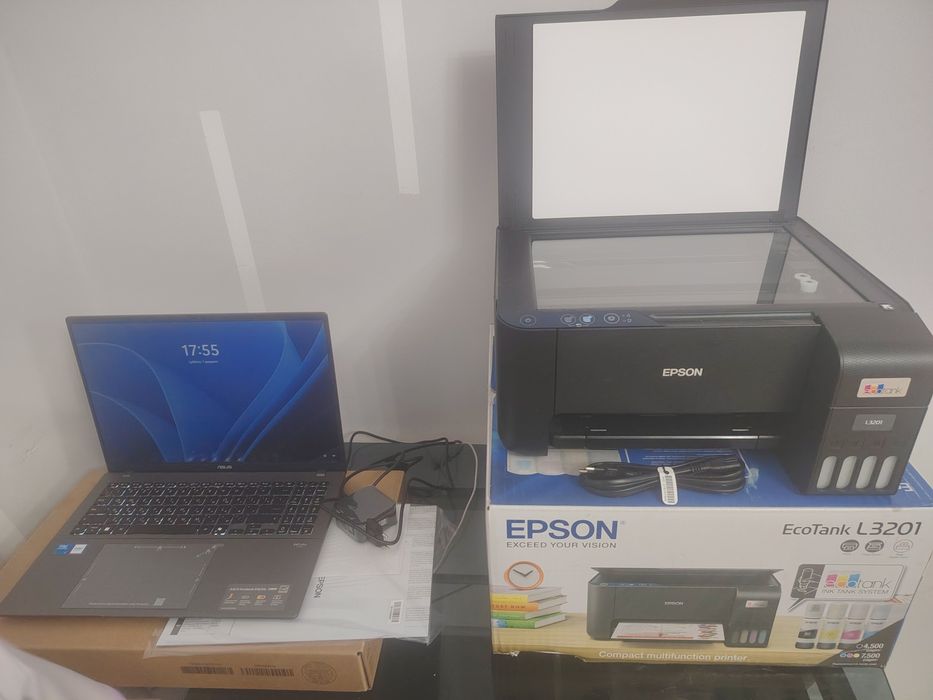 Принтер EPSON L3201 цветной принтар