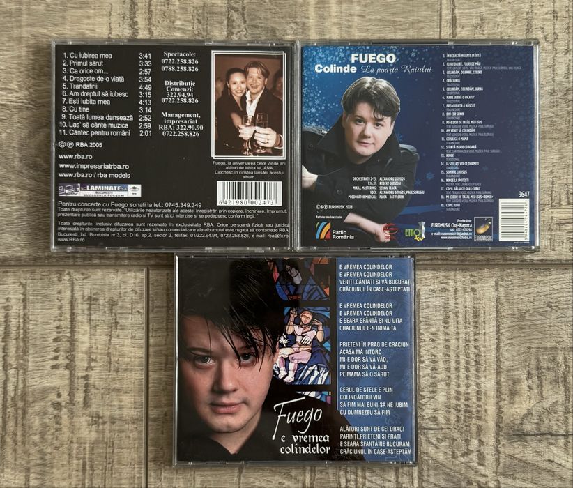Lot 9 cd-uri muzica romaneasca - Fuego