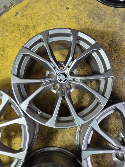 4 Jante Aliaj 5x112 17'' OE Skoda Octavia Superb Yeti Karoq Kodiaq / VW Golf Passat Touran Sharan Tiguan T-ROC Caddy