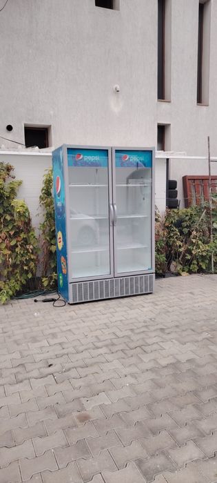 Vitrina frigorifica bauturi/  lactate dubla / frigider dublu generatie NOUA Led economic