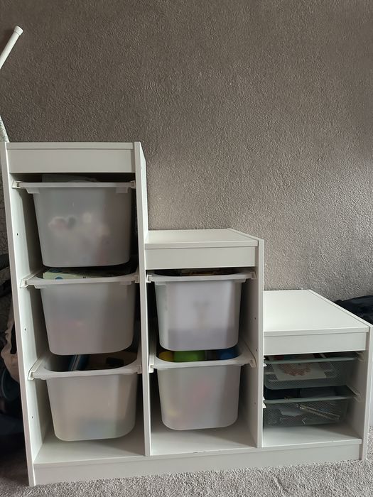 TROFAST - рамка за съхранение с кутии