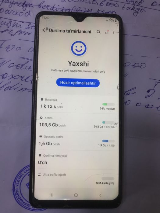 Samsung A32 ime bomagan abmen