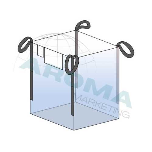 Saci Big Bag 90x90x120 (Gura DESCHISA si Fund PLAT)