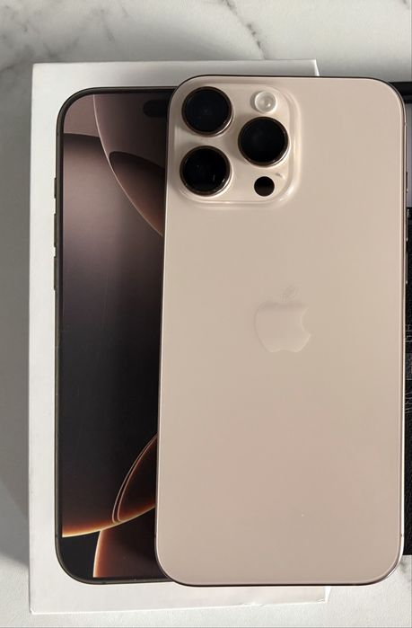 Vand iPhone 16 ProMax 256GB Desert CA NOU