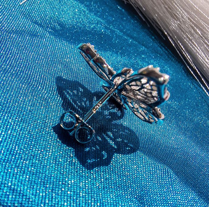 Cercei cu moissanite
