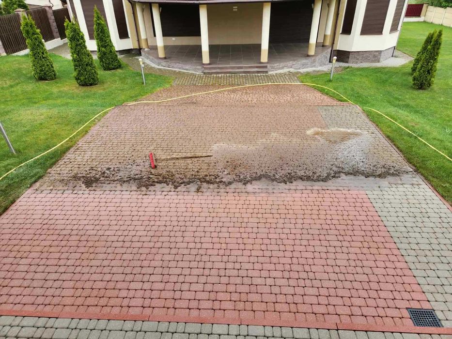 Клининг. Очистка брусчатки, мойка тротуарной плитки,  стен, фасадов, к